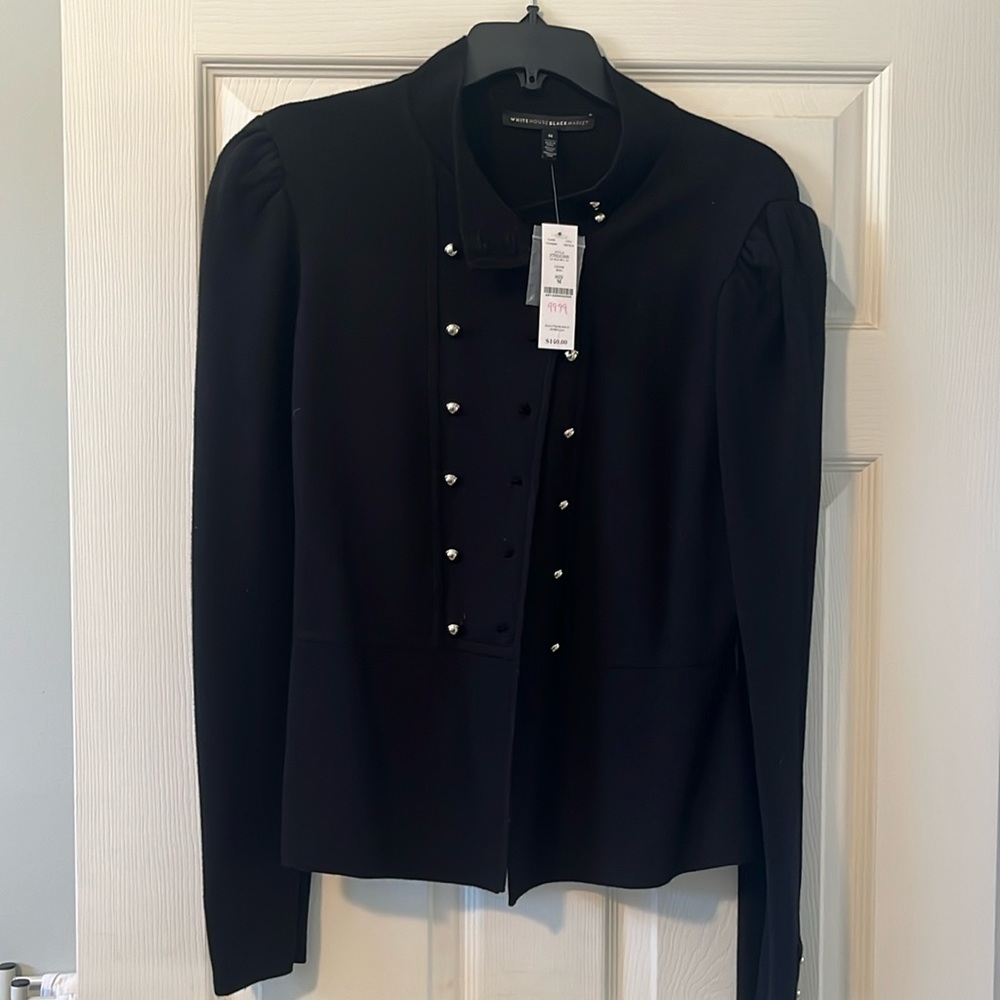 WHBM sweater military jacket